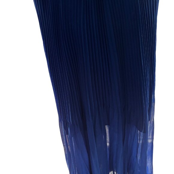 Aritzia Wilfred Daphne Pleated Midi Dress in Blue - Picture 3 of 5